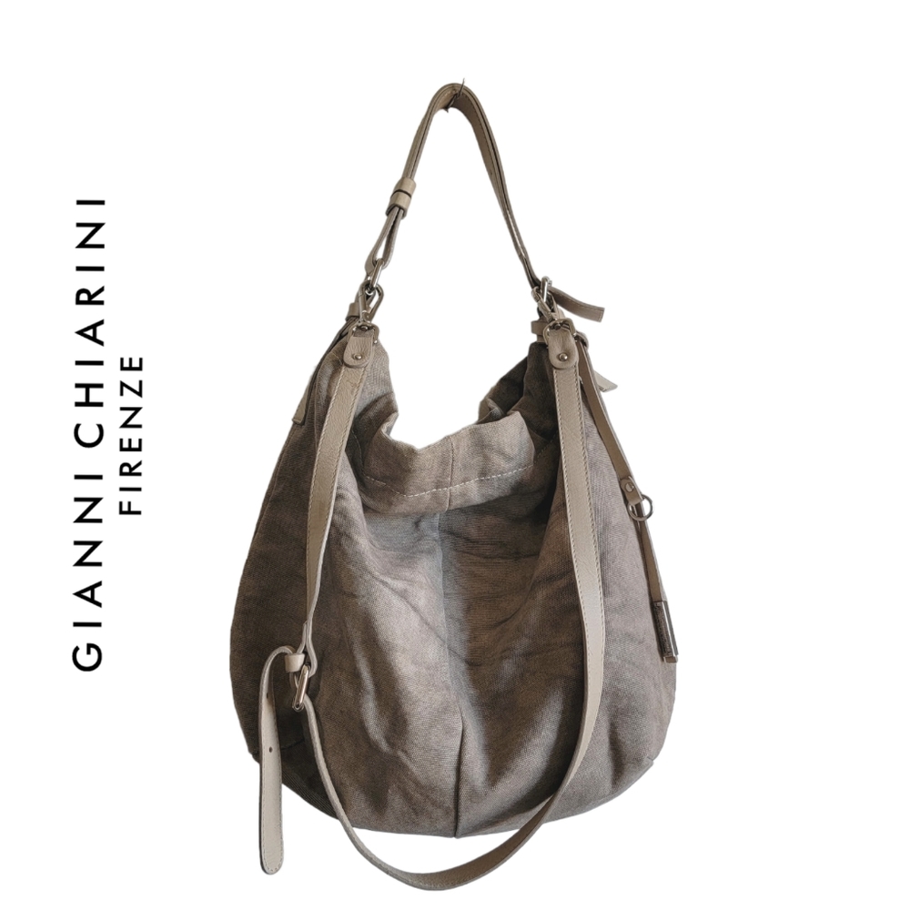 Gianni Chiarini Coated Canvas Hobo
